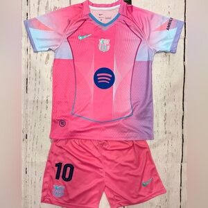 Youth Lamine Yamal Jersey Kit (Jersey + Shorts) Kids Soccer Sets MEDIUM (26) 8-9